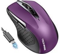 KALANKA-Souris Bluetooth,Souris sans Fil (BT5.0/3.0 et 2.4G),Souris Rechargeable USB 4800 DPI, Souris Ergonomique Silencieuse,Mouse Adaptée pour PC, Mac, Ordinateurs Portables et Toutes Surfaces