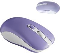 KALANKA-Souris Sans Fil, Dual Mode Souris Ergonomique Sans Fil, Type-C Rechargeable Bluetooth Souris, Souris d'ordinateur Sans Fil 2,4 G avec Récepteur USB, DPI 800-1200-1600,3 Connexions D'appareils