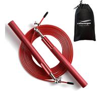 Kalanka-Speed Skipping Rope For Fitness, Conditioning & Fat Loss. Ideal For Crossfit, Boxing, Mma, Hiit, Interval Training & Double Unders