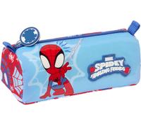 KALANKA-SPIDEY RESCUE Trousse avec fermeture éclair et compartiment, trousse pour enfant, idéale pour les enfants d'âge scolaire, confortable et polyvalente, qualité et résistance, 21 x 7 x 8 cm, Rou