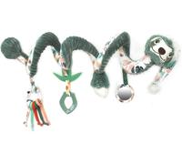 Kalanka-- Spirale D`Activités Chillos Le Paresseux- Jouet D`Éveil Pour Bébé Avec Activités Sonores Et Tactiles - 1 Pièce - Vert - 40cm Déployé
