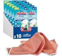 Kalanka-Spontex - Lavettes Microfibre Spécial Vitres (40 X 40 Cm) - Lot De 10