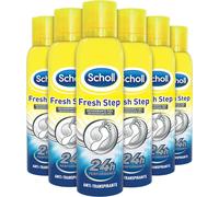 Kalanka-Spray Fresh Step Déodorant Pieds Lot De 6 - Neutralise Odeurs Et Humidité - Formule Purifiante Anti-Transpirante - Rafraîchit Et Protège Pieds 24h - Parfum Léger Pour Confort Durable - 6x150m