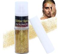 Kalanka-Spray Paillette Cheveux Et Le Corps,Bombe Paillettes Visage Glitter Makeup Pour Vetements Fête Festival Maquillage Accessoire