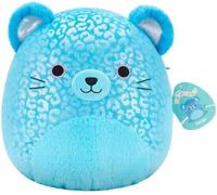 KALANKA-SQCR07674 \u2013 Cercueil de Jaguar Bleu 30 cm, Peluche Officielle Jazwares, Doudou Super Doux