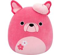 KALANKA-SQCR07698 Peluche Officielle Jazwares Elise Le Bouledogue français 40 cm Peluche Super Douce
