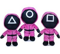 KALANKA-SQUID GAME, Peluche de 28 cm, Peluche, Gardien, QUD02, Rose
