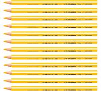 Kalanka-Stabilo Trio Crayon De Couleur Triangulaire Jaune Lot De 12