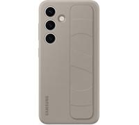 KALANKA-Standing Grip EF-GS921 Étui de Protection pour Smartphone Galaxy S24 avec Support pour Les Doigts, Design Fin, Taupe