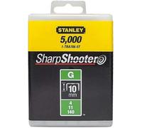 Kalanka-Stanley 1-Tra706-5t Paquet De 5000 Agrafes Industrielles Type G 10 Mm - Inoxydables Et Résistantes Jaune