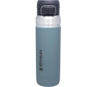 Kalanka-Stanley Quick Flip Gourde Isotherme 1.06l - Froid Pendant 18 Heures - Étanche - Va Au Lave-Vaisselle - Couvercle À Bouton-Pression - Thermos Sans Bpa - Gourde Inox - Bouteille D'eau - Shale