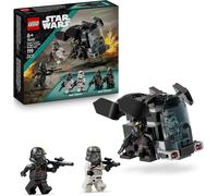 KALANKA-Star Wars 75412 Ahsoka Pack de Combat Death Troopers Contre Night Troopers - Jeu de Construction avec Transporteur & 4 Minifigurines avec Blasters - Cadeau Collector pour Garçon dès 6 Ans & F