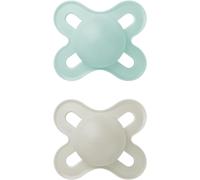 Kalanka-Start S300 Tétine - Colours Of Nature Basic, Texture Mate, Tétine En Silicone Skinsofttm Pour Bébés De 0 À 2 Mois, Neutre, Avec Boîte Autstérilisante