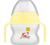 Kalanka-Starter Cup - Gobelet D'apprentissage Pour Bébé (150 Ml) - Pour Les Premiers Essais De Boire - Gobelet À Bec Avec Poignées Antidérapantes - À Partir De 4 Mois - Renard