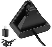 KALANKA-Station de charge et câble pour lunettes intelligentes RayBan Meta Wayfarer, Skyler et Headliner - Station de charge USB-C pour lunettes intelligentes avec affichage LED (noir)