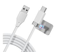 KALANKA-Staycable USB to USBC Cable with Magnetic Stand, USB-A to Type C Charging Cables, Fast Charging and Tangle-free Data Sync Cable, Compatible with iPhone 15
