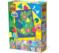 Kalanka- Sticker Mosaïques Formes Et Couleurs ¿ My First 72 Autocollants En Mousse + 12 Cartes Animaux Motricité Fine, Tri Visuel Et Créativité Dès 1 An Activité Éveil Ludique Bébé 14484