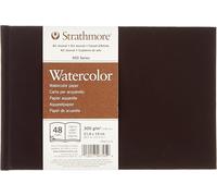 Kalanka-Strathmore Série 400 - Carnet Aquarelle 24 Feuilles 21.6 X 14 Cm Couverture Rigide - 300g/M² - Grain Fin