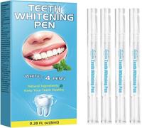 Kalanka-Stylo De Blanchiment Dentaire, 4 Unités, Produit Blanchissant Pour Éliminer Les Taches, Un Sourire Éclatant À La Maison Et En Déplacement 8 Ml (4 Stylos De 2 Ml Chacun) Blanc