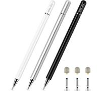 KALANKA-Stylo pour tablette 2 en 1 universel stylet pour écran tactile, stylet pour tablette 100 % compatible avec tous les écrans tactiles pour iPhone/iPad/Samsung/Lenovo/Microsoft/Blackview