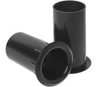 KALANKA-Subwoofer 4 Pouces Subwoofer Haut-parleurs Ports Connecteurs Tube Inverter Haut-Parleur Vent (Lot de 2) Noir, 35x67mm