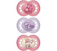 Kalanka- Sucette Original Rose 18+ Mois (3 Pièces) Coloris Aléatoire \U2013 Tétine Symétrique En Silicone Ultra-Doux \U2013 Tétine Bébé Anatomique Pour Un Développement Bucco-Dentaire Optimal