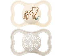 Kalanka- Sucette Supreme 18+ Mois (2 Pièces) Coloris Aléatoire ¿ Tétine Pour Nourrisson En Silicone Ultra Fine Et Souple ¿ Tétine Bébé Idéale Pour Un Bon Développement Bucco-Dentaire