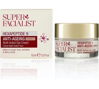 Kalanka-Super Facialist Hexapeptide 9 Crème Contour Des Yeux Multi-Action Avancée Anti-Âge ¿ Crème Visage Anti-Âge Pour Cibler Les Cernes Et Les Ridules Avec De La Caféine, Convient Aux Végétaliens,