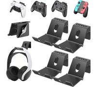 Kalanka-Support De Manette De Jeu, Support De Casque Et Support Mural Pour Manettes Compatible Avec Ps3/Ps4/Ps5/Xbox 360/Xbox One/S/X/Elite/Series S/Series X, Lot De 4