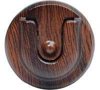 KALANKA-Support de micro radio CB à clipser avec dos adhésif 3M pour Midland, Kenwood, Motorola, CB Ham, radio mobile amateur PMR pour voiture, Jeep, véhicule, maison, bureau (Bois, 1 pcs)