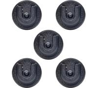 KALANKA-Support de Micro Radio CB à Clipser avec Dos adhésif 3M pour Midland, Kenwood, Motorola, CB Ham, Radio Mobile Amateur PMR pour Voiture, Jeep, véhicule, Maison, Bureau (Noir, 5 pcs)