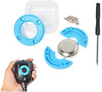 KALANKA-Support Magnétique pour Micro de Radio CB, Mobile Support de Microphones Talkie-Walkie pour Voiture, avec Adhésif 3M pour Président Kenwood Motorola Microphone pour Radio (Bleu, 1 pièce)