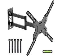 KALANKA-Support Mural pour téléviseur à Mouvement Complet, s'adapte à la Plupart des téléviseurs Plats et incurvés de 26 à 60"", rétractable, jusqu'à VESA 400 x 400 mm, capacité de Charge 66 LB