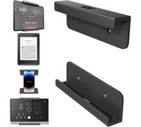 KALANKA-Support Mural Universel pour Tablettes/Tactiles/Smartphone/Liseuse/Télécommande, Compatible avec iPad, iPhone, Samsung, Surface, Xiaomi, Lenovo, Installation avec Ruban adhésif ou vis