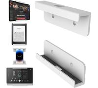 KALANKA-Support Mural Universel pour Tablettes/Tactiles/Smartphone/Liseuse/Télécommande, Compatible avec iPad, iPhone, Samsung, Surface, Xiaomi, Lenovo, Installation avec Ruban adhésif ou vis