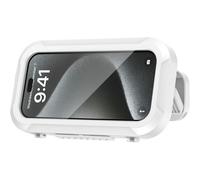 KALANKA-Support Téléphone Douche Étanche Étui Boîtier de Téléphone Étanche pour Mural avec 360° Rotation, Étui Mural Waterproof IPX6 avec Écran Tactile HD, Compatible Smartphones 4-6.7 Pouces