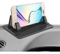 KALANKA-Support Téléphone Voiture Silicone avec Tapis Anti-dérapant Fixation sur Tableau de Bord Compatible avec GPS/GSM Universel: iPhone 14/13/12/11, Samsung Galaxy A/S21 FE, Huawei Nova