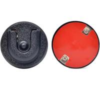KALANKA-Support Universel pour Microphone Radio Ham CB, Bouton Rond avec Dos adhésif pour Motorola HLN9073B CDM1250 CDM750 GM300 M1225 GM3688 GTX800 Kenwood TK768G TK868G TM471A (Noir 01, 1 Pack)