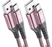 KALANKA-Sweguard 2 Pack 2M USB C Type C Nylon Cable for Samsung Galaxy S10 S9 S8 Plus, Note10, Note9, M31, M30s, M20, A20e, A71, A51, A50, A40, A10e, A7, Mi9, Mi8, Redmi Note8 Pro LG G7