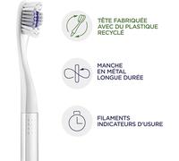 KALANKA-Switch Starter Kit Integral 8 Souple, Brosse À Dents et Têtes Remplaçables, 1 Unité (Lot de 1)