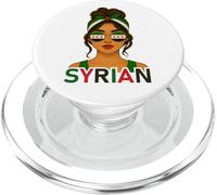 KALANKA-Syrian Girl New Syria Flag Syrian Girlfriend Wife PopSockets PopGrip pour MagSafe