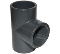 Kalanka-T-Stuk Pvc 90gr 50 X 1/2 Inch X 50 Mm (Lm X Bi Dr X Lm) 10 Bar