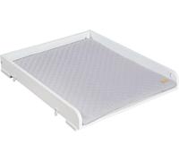 Kalanka-Table À Langer Avec Matelas À Langer Doux Style' Gris Argenté, Surélévation Pour Machine À Laver