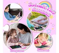 KALANKA-Tablette Dessin Enfant, Jouet Enfant 1 2 3 Ans Cadeau Fille 2 3 4 5 6 Ans Licorne Jeux Jouet Fille 2-6 Ans Ardoise Magique Enfant 2 3 Ans Jeu Educatif Jeux Enfant 2 3 4 Ans
