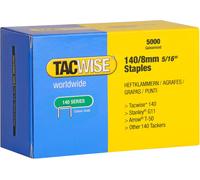 Kalanka-Tacwise 0341 Agrafes Galvanisées Professionnelles De Type 140/8mm, Lot De 5000