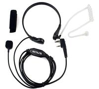 KALANKA-Talkie Walkie Laryngophone Oreillette Écouteur Casque Compatible avec Talkies Walkies RT24 RT27 RT622 RT617 RT618 RT619 Baofeng BF-888S UV-5R Kenwood WOUXUN (1 pcs)