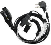 KALANKA-Talkie Walkie Oreillette, Casqu Radio à 2 Broches, Air Tube Oreillette à Tube Sonore Compatible avec Motorola Talkie-walkie CP040 CP140 CP88 CP1200 GP300 GP2000 HYT-TC500 (1 pièce)