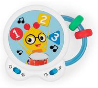 KALANKA-, Tambourin Tiny Tempo, Jouet Musical, Apprentissage des chiffres couleurs & formes - A partir de 3 mois