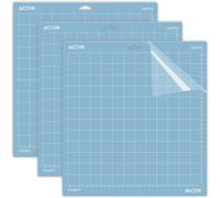KALANKA-Tapis de découpe 12 x 12 pouces pour accessoires de remplacement pour tapis Cricut Explore One/Air/Air 2/Maker Cut (Bleu, LightGrip 12""x12"")