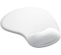 KALANKA-- Tapis de Souris avec Coussin en Gel - Repose-Poignet Gaming - Mousepad Wrist Rest - Confort avec Repose Poignets Ergonomique en Gel - Hydrofuge et Lavable - PC Laptop Notebook - Blanc